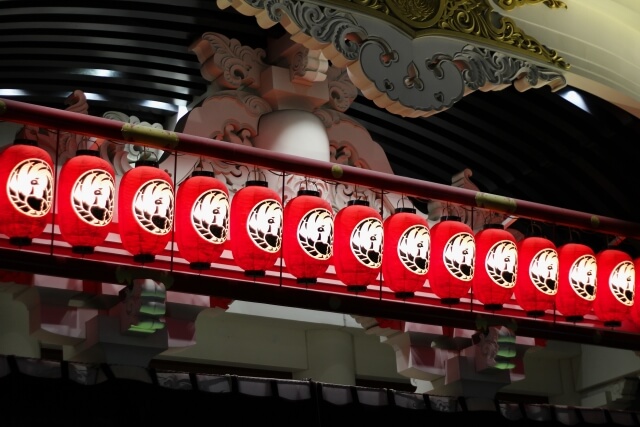 歌舞伎座の提灯
